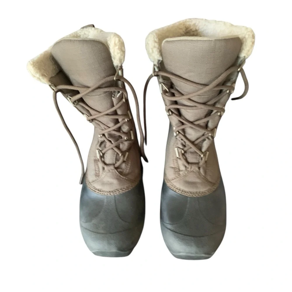 Sorel Green & Black Women’s Size 8 Thinsulate Insulation Faux Fur Boots